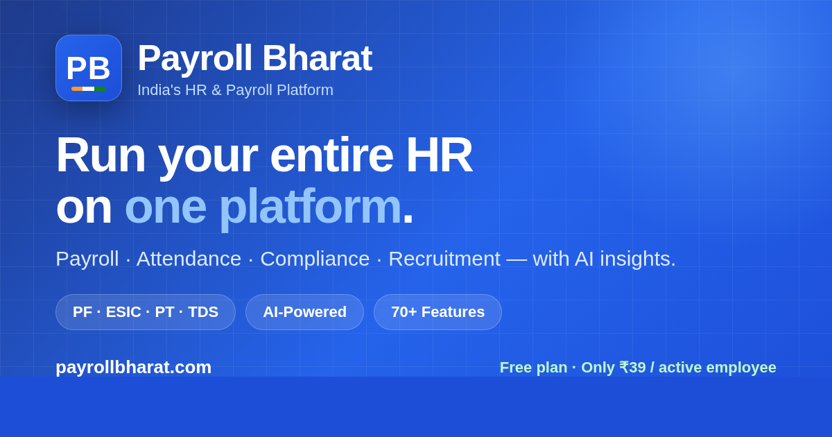 Payroll Bharat - India's #1 HR & Payroll Platform